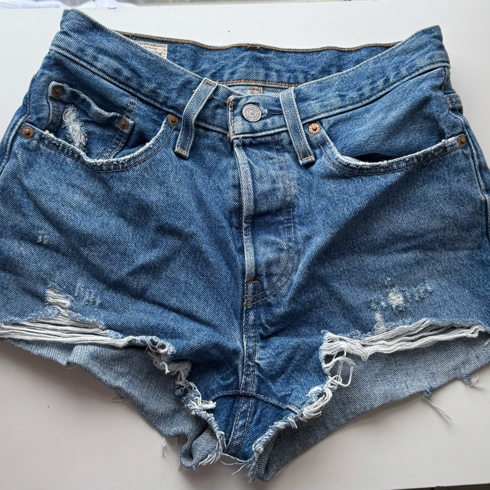 Classic Blue Denim Women's Shorts